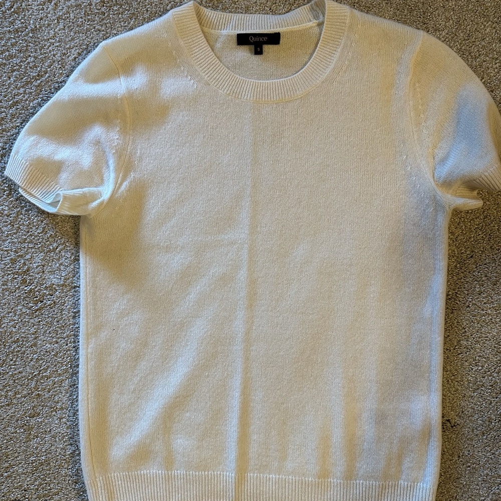Quince Cashmere Cream Sweater